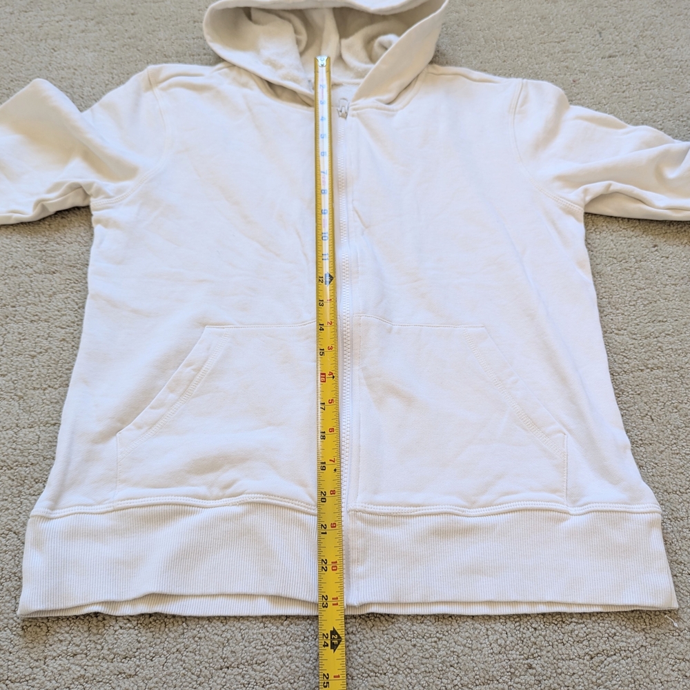 Pact Brushed Fleece Full Zip Hoodie M 100% Organic Cotton Minimalist Sustainable - Picture 8 of 8